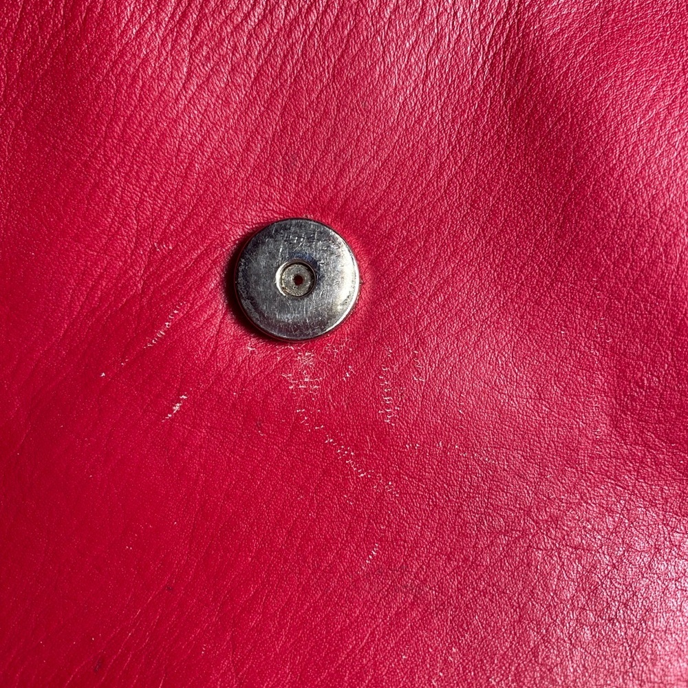 Coach Red Wine Taylor leather mini flap crossbody - Picture 10 of 12